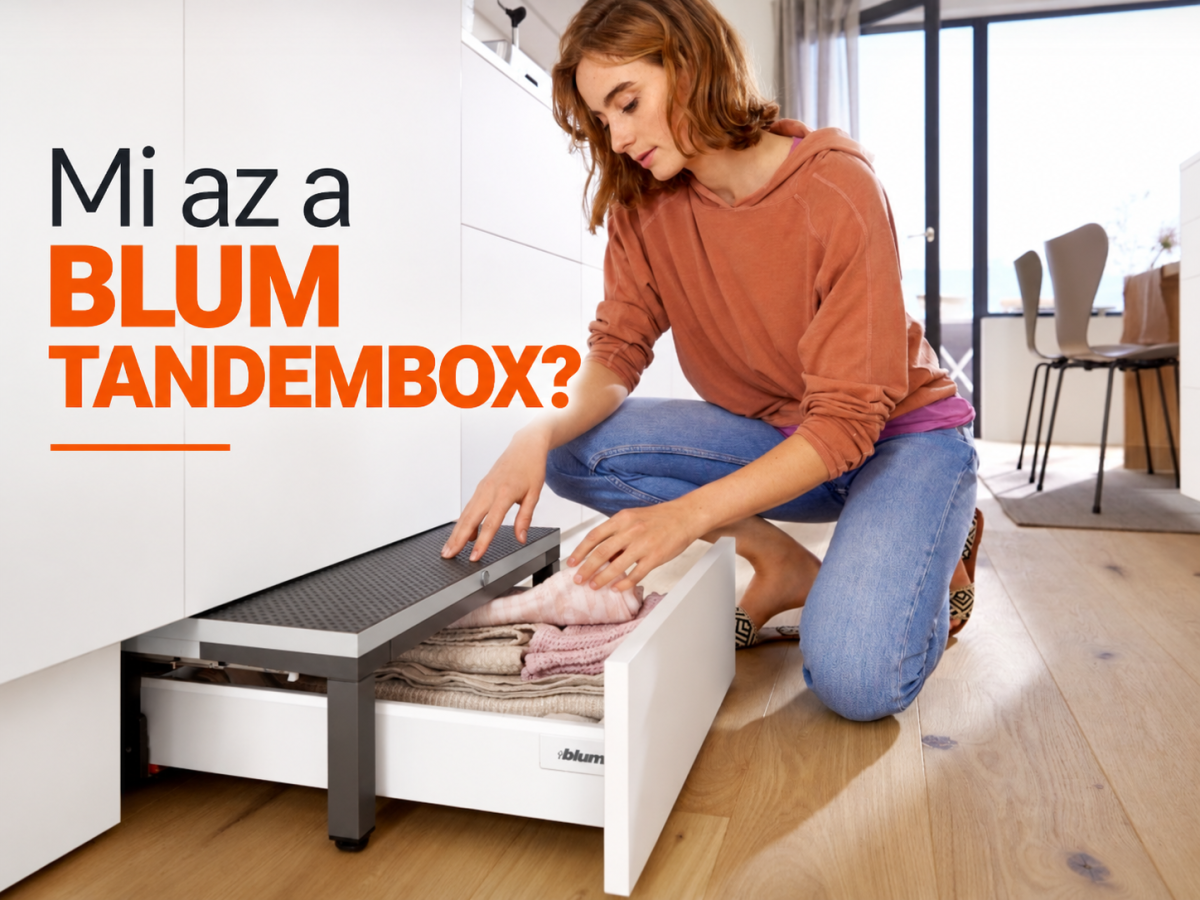 BLUM TANDEMBOX fiókrendszer: mire figyeljen választás és tervezés előtt?