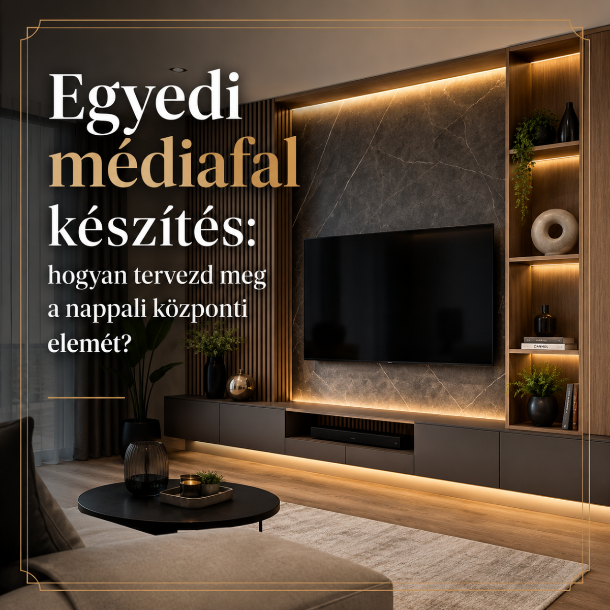 Egyedi médiafal készítés: hogyan tervezd meg a nappali központi elemét?