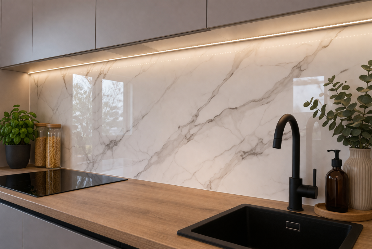 Konyhai hátfalpanel: típusok, méretek és felszerelés  útmutató a választáshoz