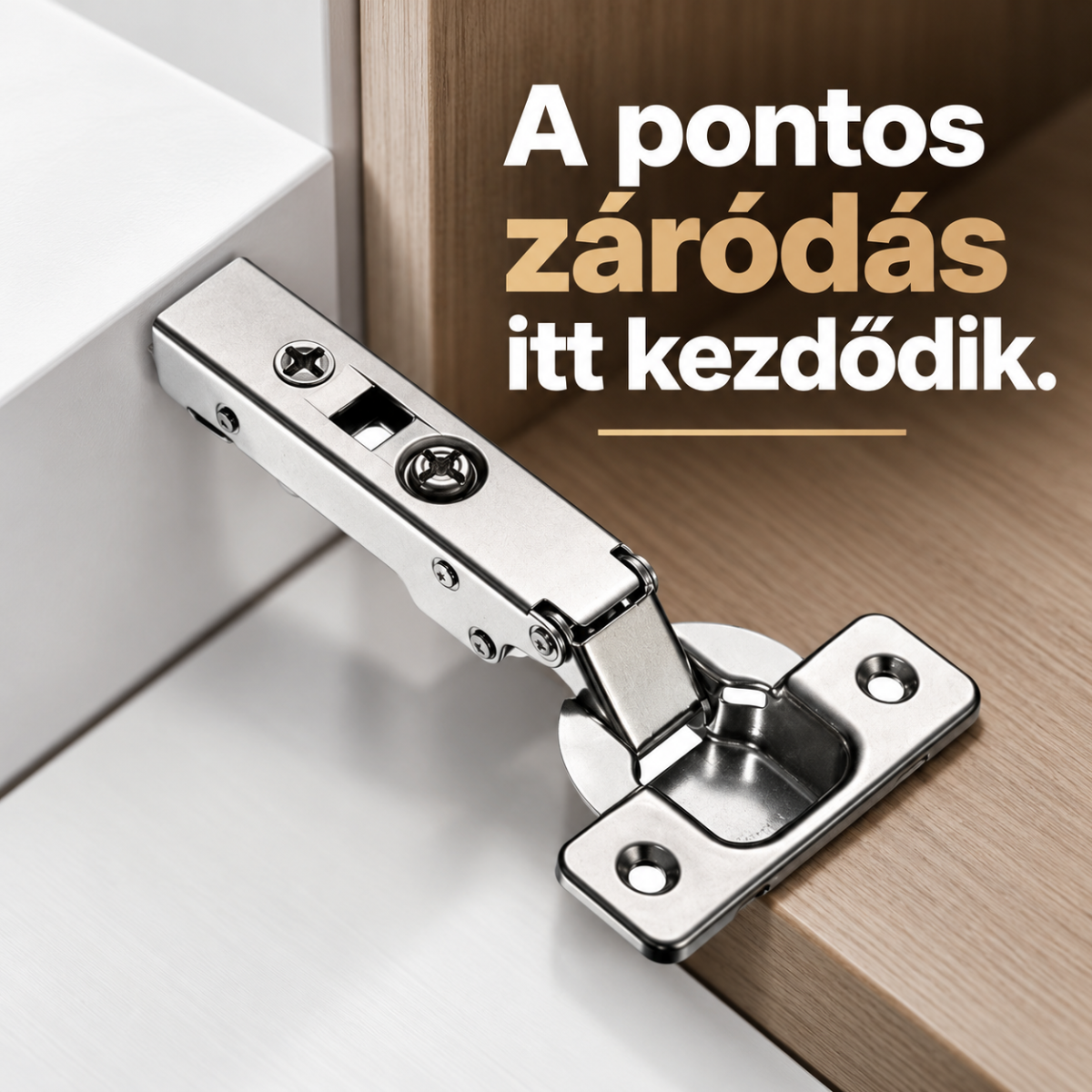 Ráütődő bútorpánt: hogyan válaszd ki a szekrényajtóhoz illő típust?