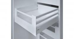 RITMA CUBE H 270 mm magas belső fiók 35 kg, fehér, szögletes korlát 1.Kép