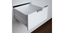 RITMA CUBE HSE 350 mm normál fiók 35 kg, fehér, szögletes korlát 1.Kép
