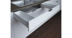 RITMA CUBE HSE-SINK 500 mm normál fiók mosogató alá, 35 kg, fehér, szögletes ko 1.Kép