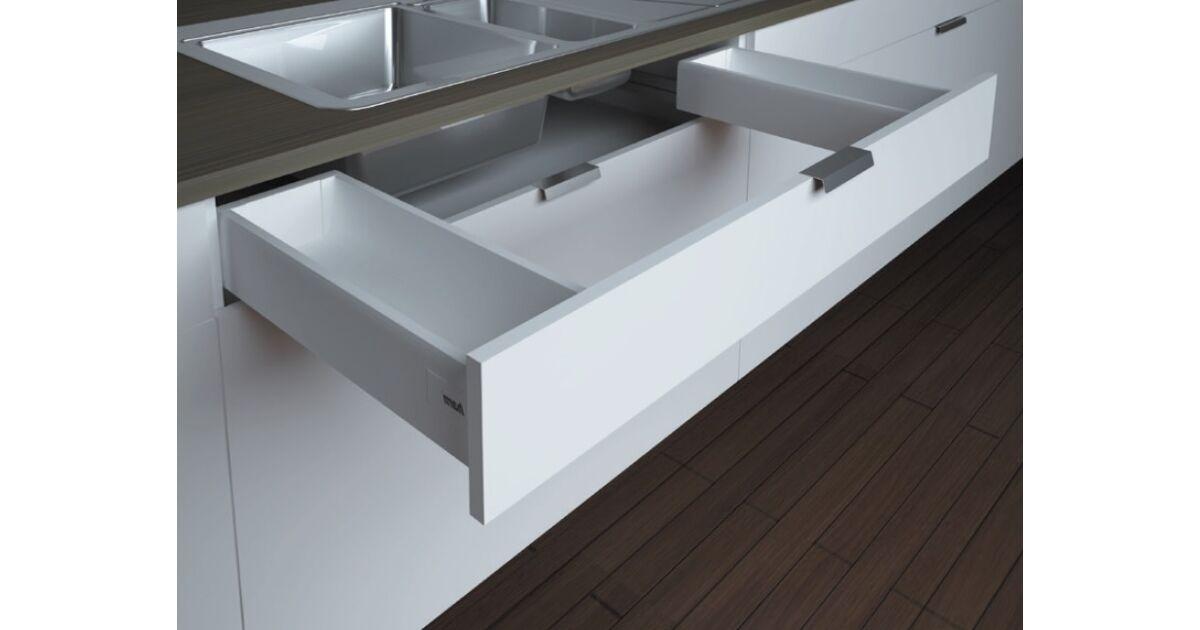 RITMA CUBE HSE-SINK 500 mm normál fiók mosogató alá, 35 kg, fehér, szögletes ko