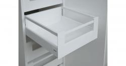 RITMA CUBE H 550 mm magas belső fiók 60 kg, fehér, szögletes korlát 1.Kép