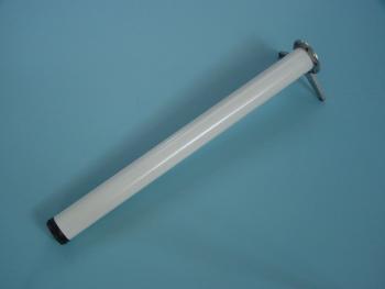 ASZTALLÁB 615700104 RN IP 705mm FEHÉR RAL 9016, ÁTM: 60mm áll.+30m FÉM 1.Kép