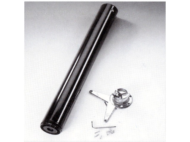 ASZTALLÁB 615700204 RN IP 705mm FEKETE RAL 9005, ÁTM: 60mm áll.+30m FÉM