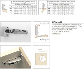 C1A6A99 RÁÜTÖDÖ PÁNT 8MM FAZÉKMÉLY. NORM NIKKEL FÉM 2.Kép