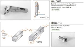 C2Z6A99 RÁÜTÖDÖ PÁNT FÉMKERETHEZ NIKKEL FÉM 2.Kép