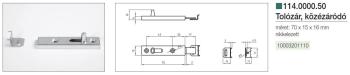 114.0000.50 TOLÓZÁR 70x15x15,7mm NIKKEL FÉM 2.Kép