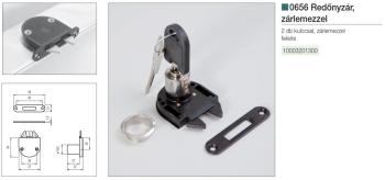 0656 REDÖNYZÁR 16,5x21mm FEKETE FÉM-MÜANYAG 2.Kép