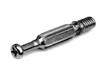 EXCENTER SZÁR, M6 TE16 L=36mm HORGANYZOTT FÉM 1.Kép