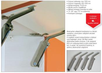 HUWILIFT MAXI C FAAJTÓHOZ FELNYÍLÓ VASAL FÉM, 3675 013 001 FÉM 2.Kép