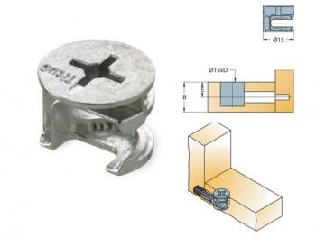 EXCENTERHÁZ CAM2000 15X10,4 mm FÉM CINK 1.Kép