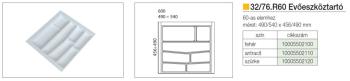 EVŐESZKÖZTARTÓ 76/60 490x540 mm FEHÉR MŰANYAG 2.Kép
