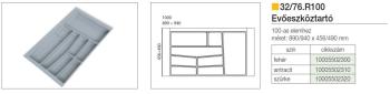 EVŐESZKÖZTARTÓ 76/100 490x940 mm GRAFIT MŰANYAG 2.Kép