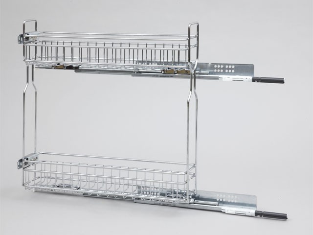 BELSŐ FÉMRÁCS OLDALLAPRA SZERELHETŐ POLC KRÓM 110x535x510 MM 2104SY/15-50 FÉM