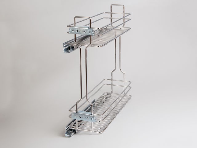 BELSŐ FÉMRÁCS OLDALLAPRA SZERELHETŐ POLC KRÓM 156x535x510 MM 2104SY/20-50 FÉM