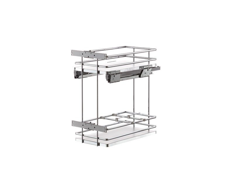 OLDALLAPRA SZERELHETŐ BELSŐ FÉMRÁCS KRÓM, FEHÉR 364×506×494m EGTHM40B20 FÉM, MELAMIN