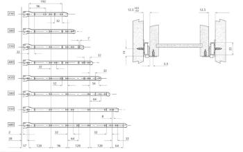 02101       ÖNBEHÚZÓS FIÓKCSÚSZÓ 250 mm KRÉM RAL9001 TEHERB: 25 FÉM 2.Kép