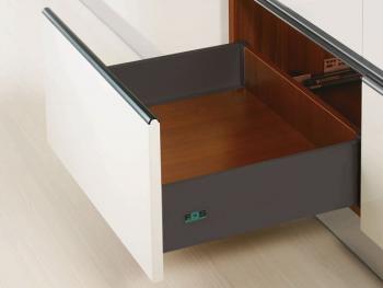 FDS-PRO B DUPLAFALÚ FIÓKOLDAL 550mm MAGA ANTRACIT FÉM 1.Kép