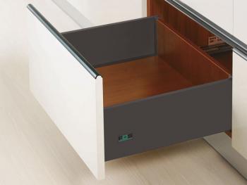 FDS-PRO D DUPLAFALÚ FIÓKOLDAL 550mm MAGA ANTRACIT FÉM 1.Kép