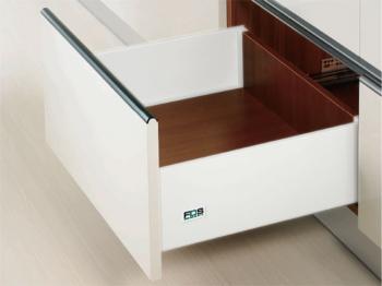 FDS-PRO D DUPLAFALÚ FIÓKOLDAL 550mm MAGA FEHÉR FÉM 1.Kép