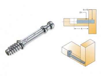 EXCENTERSZÁR GYORSSZERELÖS EUR 7X34 mm FÉM CINK 1.Kép