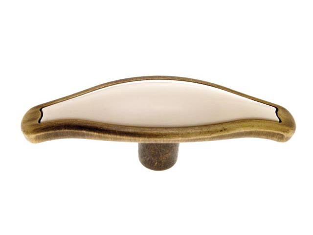 Bútorfogantyú antikolt bronz Fém, műanyag