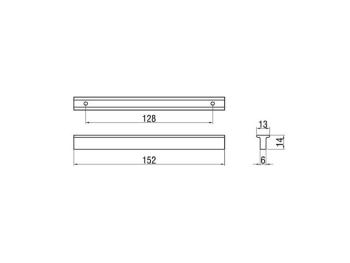 BÚTORFOGANTYÚ A005-128 128 ALUMINIUM ALUMINIUM 2.Kép