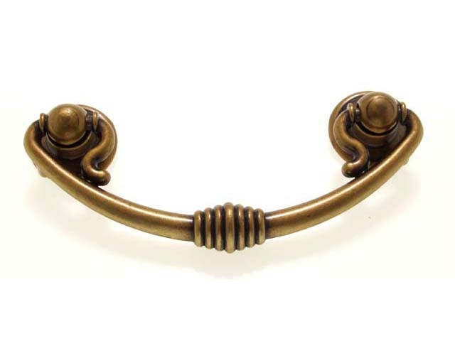 Bútorfogantyú, 5042/B antikolt bronz FÉM, 64 mm FÉM