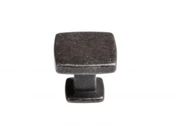 BÚTORFOGANTYÚ WPO780.000.00T2 GOMB, ANTIK FEKETE 28x28x24 MM FÉM FÉM 1.Kép