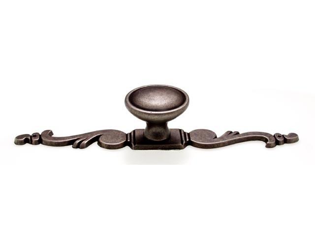 Bútorfogantyú antikolt ezüst ÁTM: 30 mm, fém