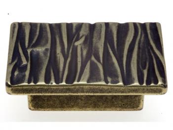 Bútorfogantyú 50X50 mm antikolt bronz FÉM 1.Kép