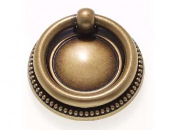 Bútorfogantyú gomb, antikolt bronz Átm:57 mm, fém FÉM 1.Kép