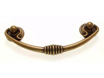 Bútorfogantyú, 5042/A antikolt bronz FÉM, 96 mm FÉM 1.Kép