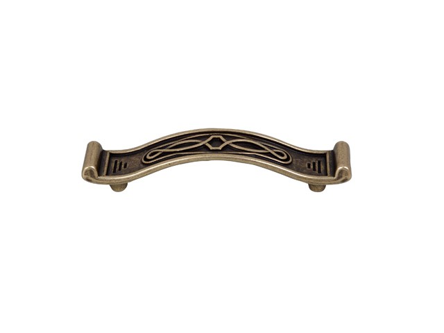 Bútorfogantyú 96 mm antikolt bronz FÉM
