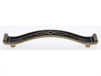 Bútorfogantyú 128 mm antikolt bronz FÉM 1.Kép