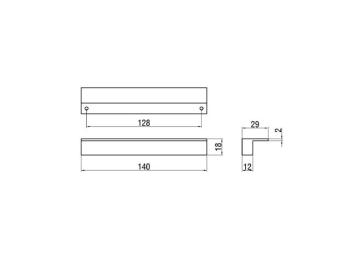 BÚTORFOGANTYÚ A003-128 128 ALUMÍNIUM 2.Kép