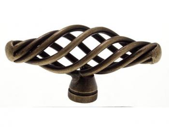 Bútorfogantyú antikolt bronz 62x21,5 mm, fém 1.Kép