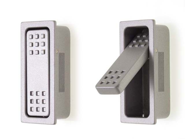 Bútorfogantyú alumínium 52x23 mm Fém