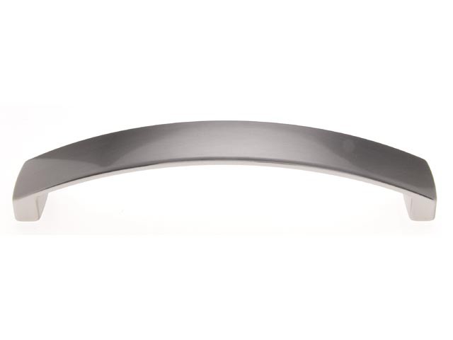 Bútorfogantyú 128 mm galvanizált nikkel FÉM