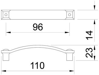 BÚTORFOGANTYÚ 1809-110 ZN21 96 NIKKEL 2.Kép