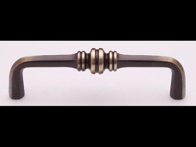Bútorfogantyú 96 mm antikolt bronz Fém