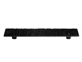 Bútorfogantyú 160 mm fényes fekete FÉM 1.Kép