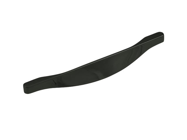 Bútorfogantyú fekete, nikkel 160 mm Fém