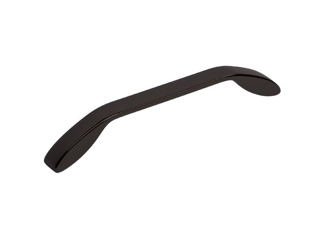 Bútorfogantyú fekete, nikkel 160 mm Fém