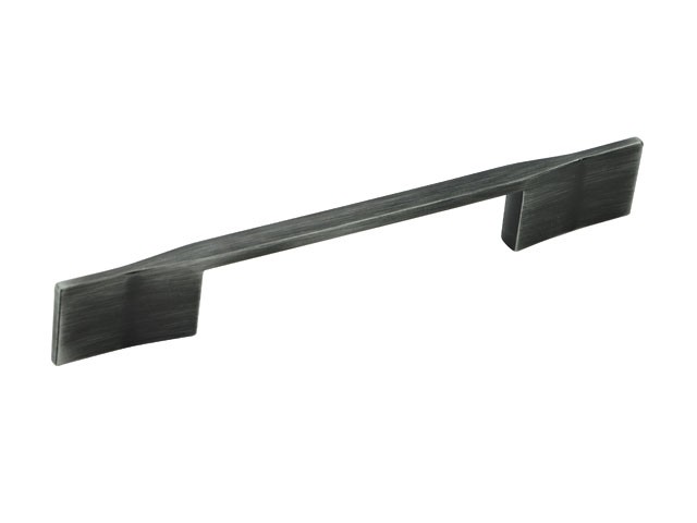 Bútorfogantyú szálcsiszolt acél 128 mm Fém