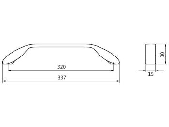 BÚTORFOGANTYÚ 2266-337ZN21 320 NIKKEL 2.Kép