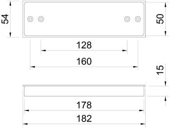 BÚTORFOGANTYÚ C374B/31 128/160 MATT KRÓM 2.Kép